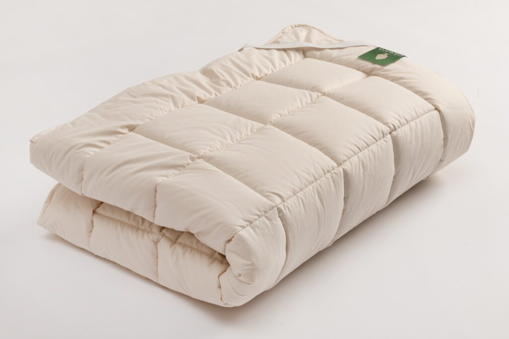 Extrakuscheliges Schafwoll Unterbett – dickes Unterbett mit 900 g/m² Merino-Schafschurwolle