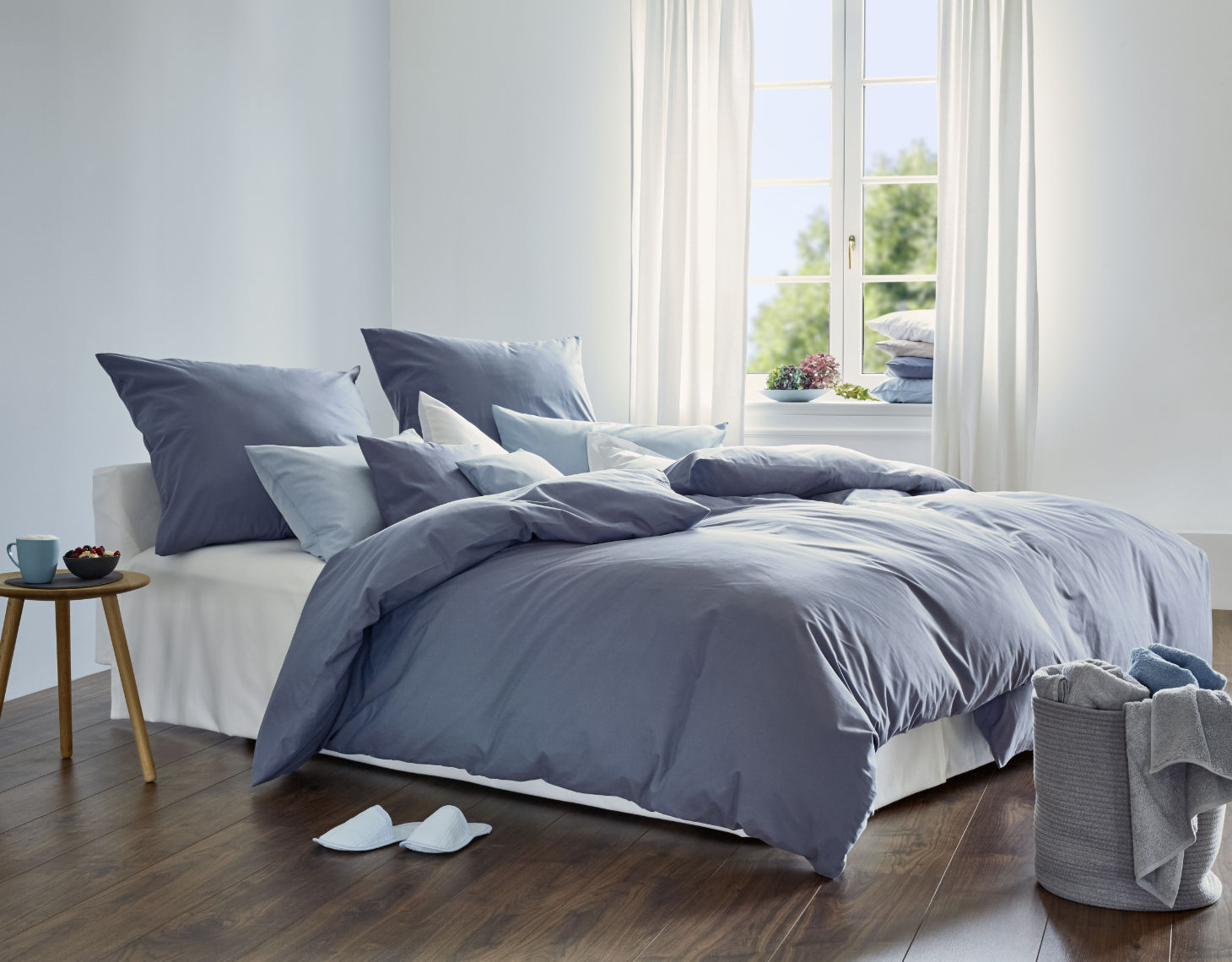 BIO Baumwolle Chambray Bettwäsche Nuance Cotonea