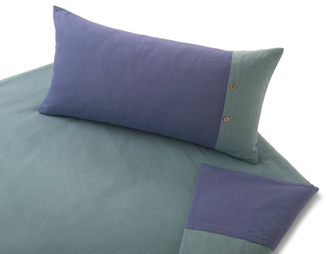 Edel-Biber Bettwäsche Stella – Farbe türkis / blau (Cotonea)