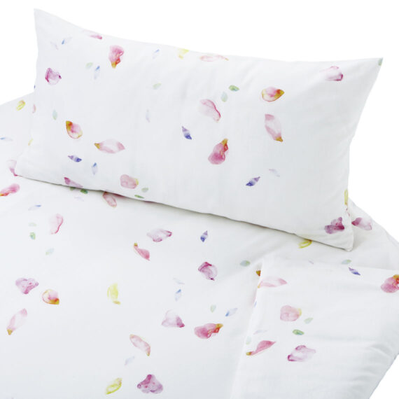 BIO Baumwolle Satin Bettwäsche Blütenblätter Cotonea