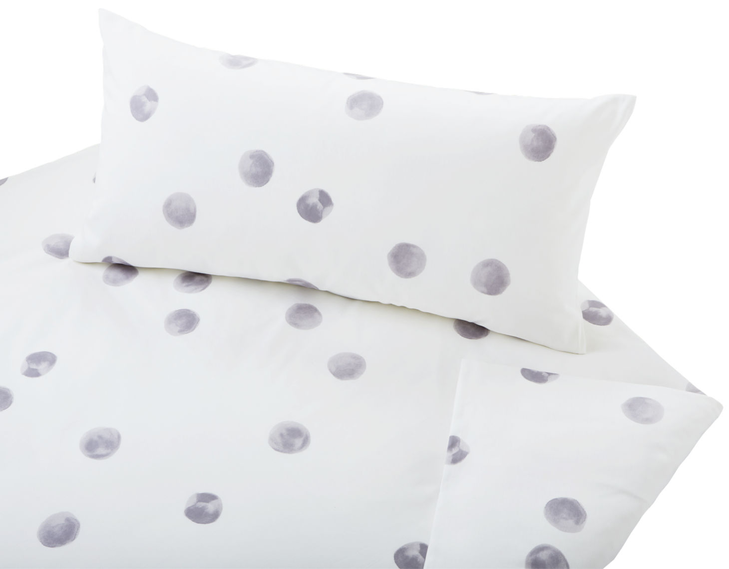 BIO Baumwolle Satin Bettwäsche Tupfen Cotonea