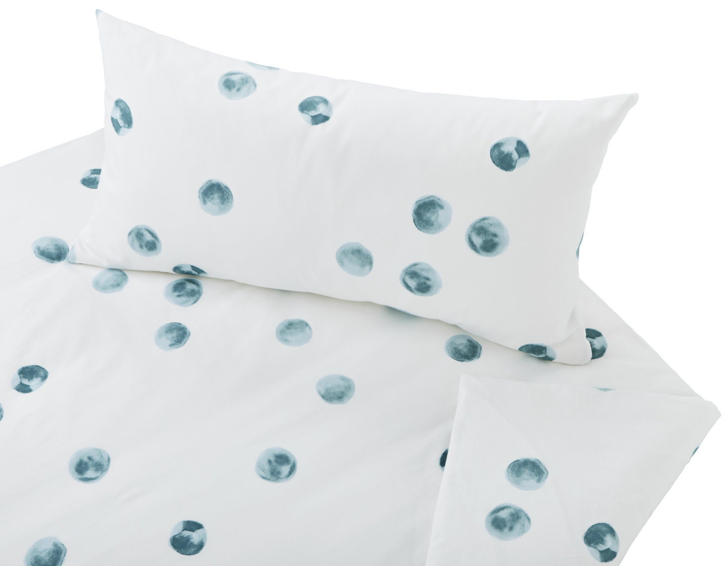 BIO Baumwolle Satin Bettwäsche Tupfen Cotonea