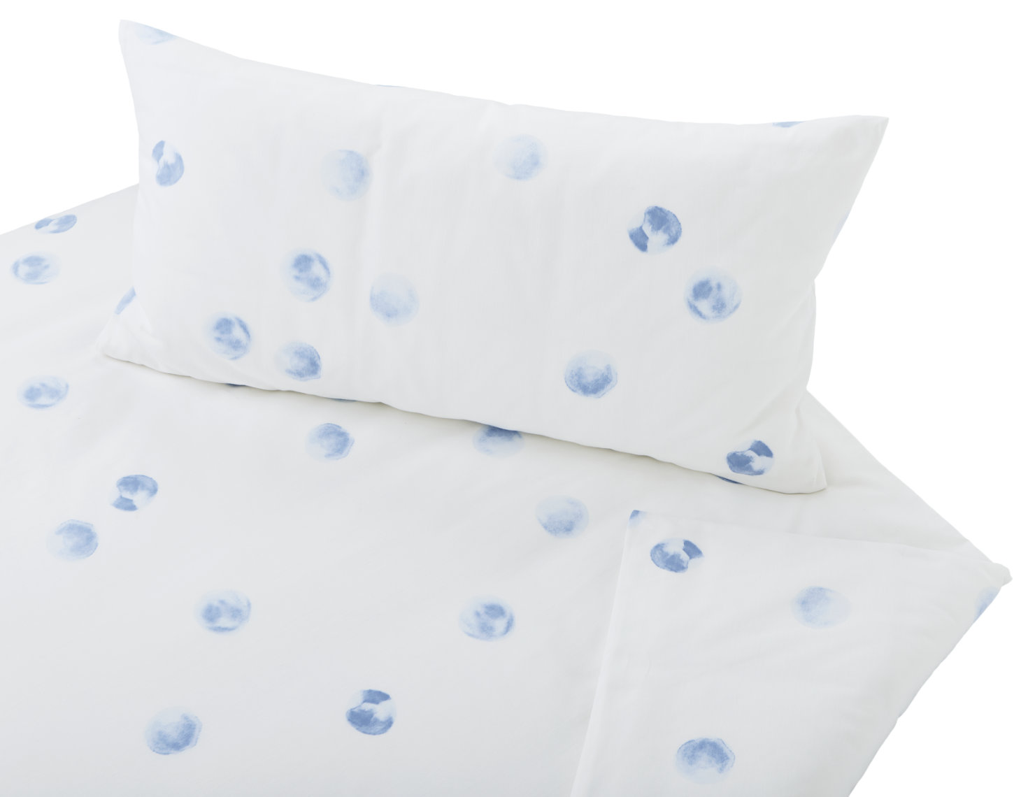 BIO Baumwolle Satin Bettwäsche Tupfen Cotonea