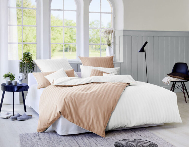 Bio Satin Wendebettwäsche Linea – Cotonea
