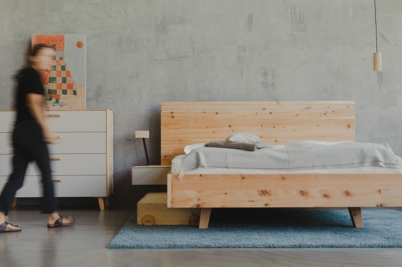 Bettschublade unter Bett